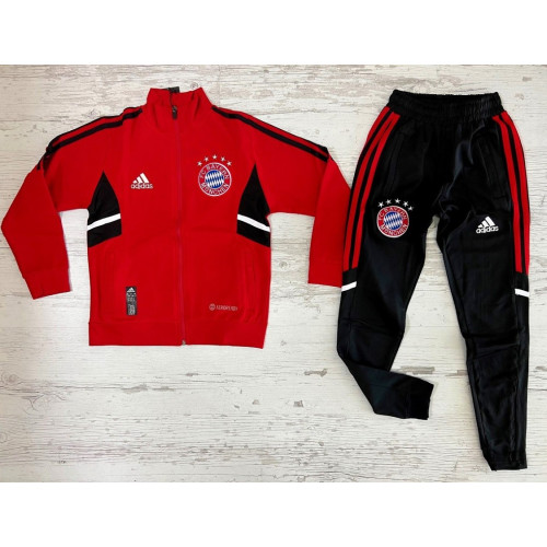 Детски футболен екип Bayern Munchen червено с черно 8098